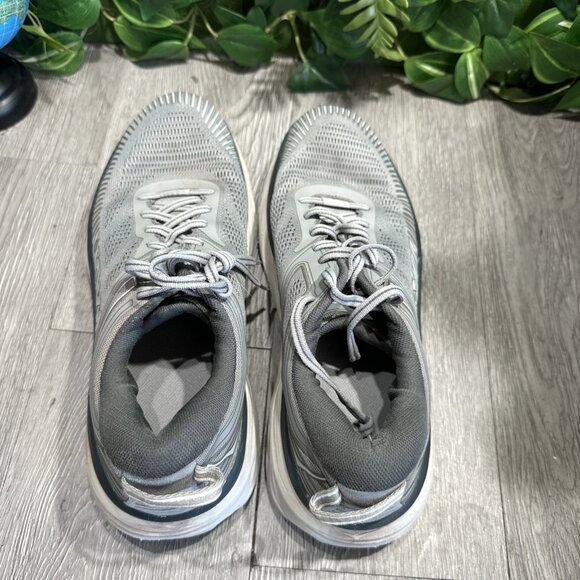 Hoka One One Mens Bondi 7 1110518 WDDS Gray Running Shoes Sneakers Size 9.5 main image 9